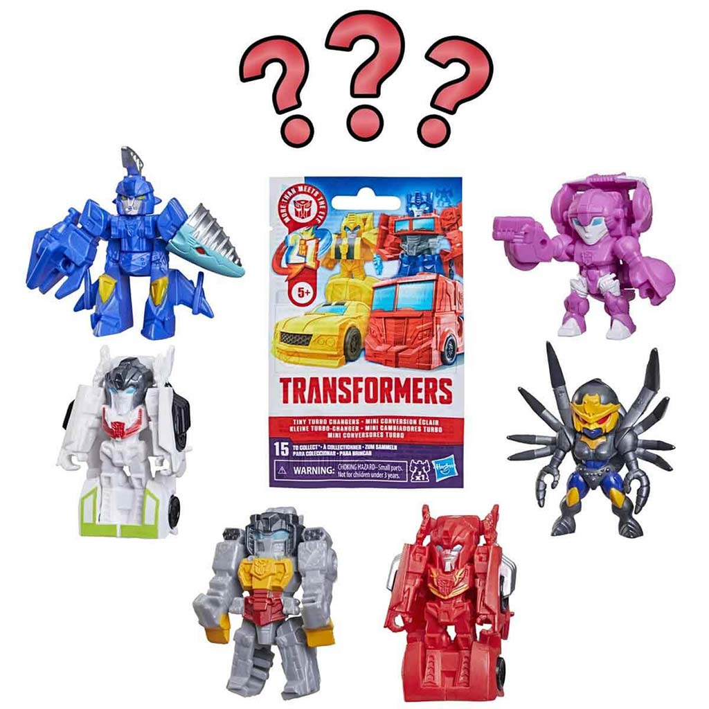 Transformers: Tiny Turbo Changers Gyorsan átalakuló meglepetés figurák - Hasbro