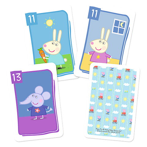 Peppa malac Fekete Péter kártyajáték - Trefl kép 2