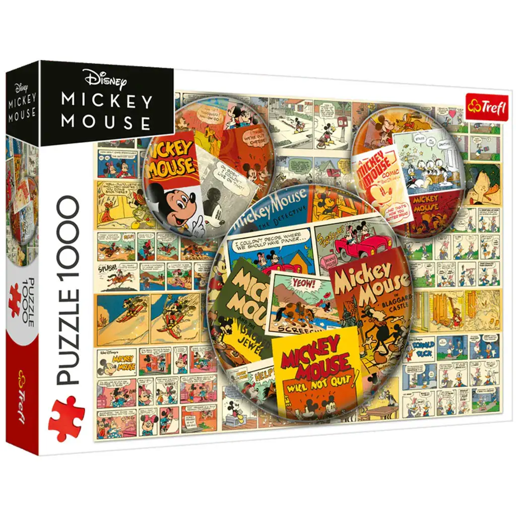 Mickey egér képregény 1000db-os puzzle - Trefl kép 1