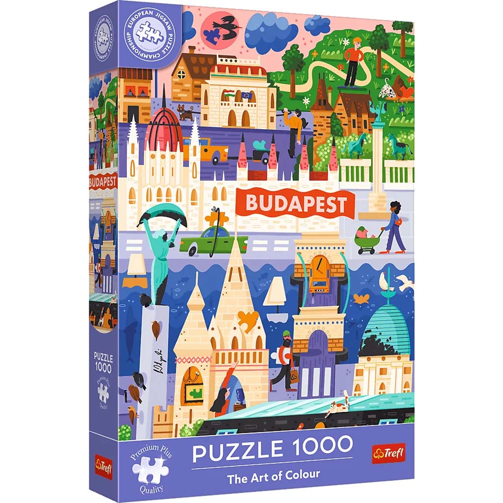Puzzle EB: Budapest 1000db-os prémium puzzle – Trefl