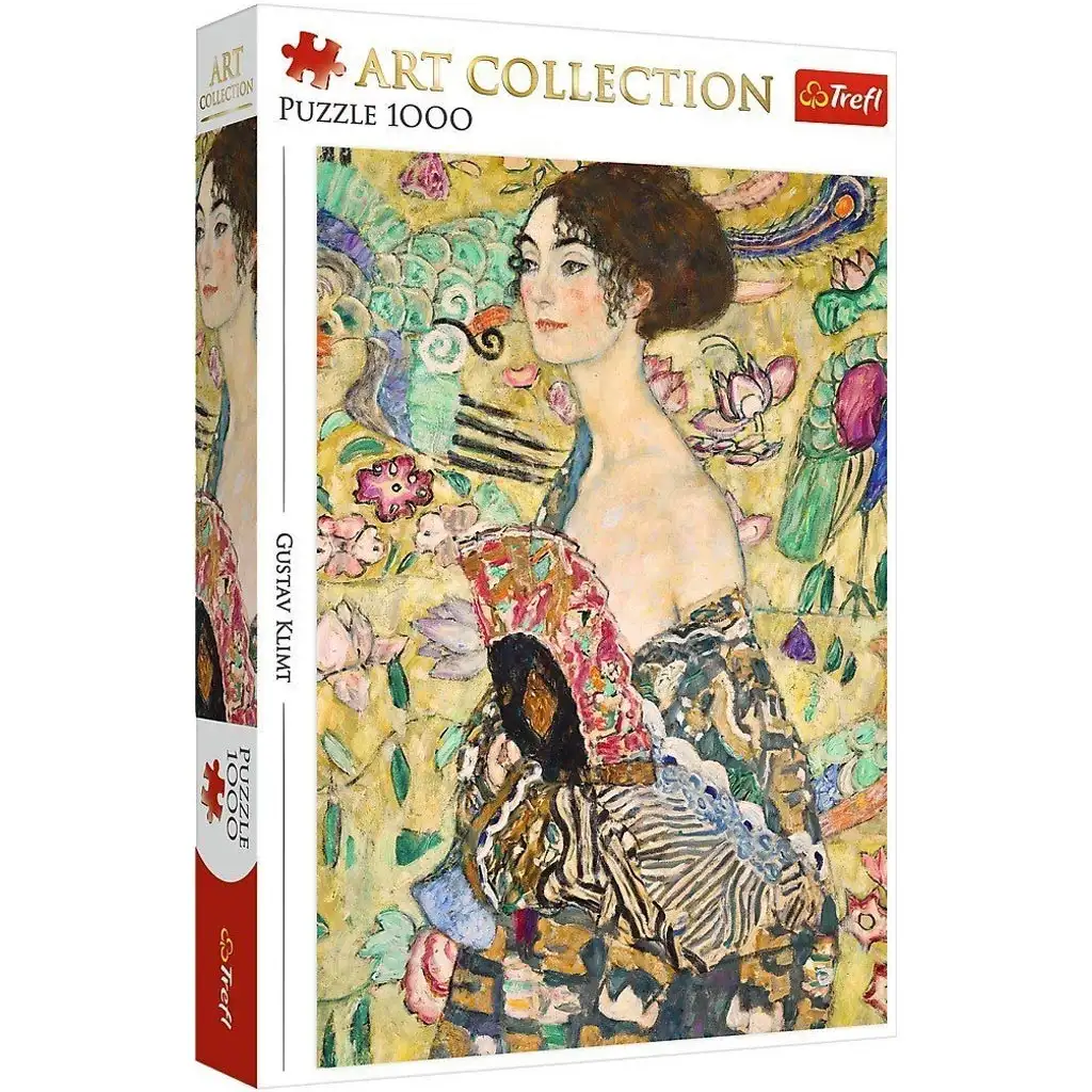 Gustav Klimt: A hölgy legyezővel 1000db-os puzzle - Trefl
