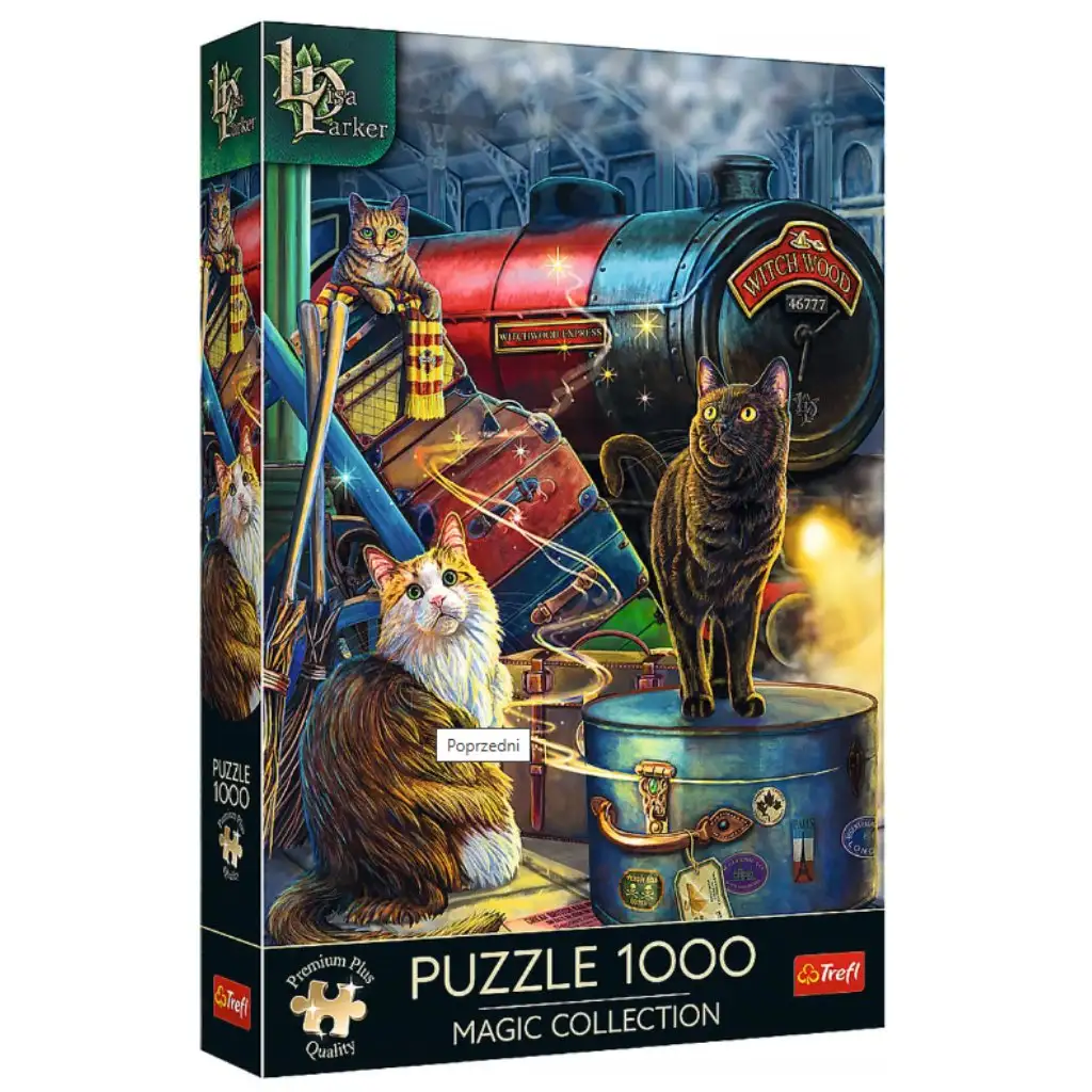 Lisa Parker: Boszorkány Expressz 1000db-os prémium plusz puzzle - Trefl