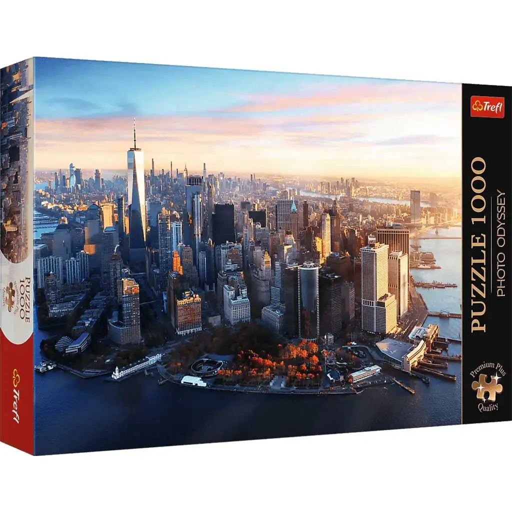 Manhattan, New York 1000db-os prémium puzzle - Trefl