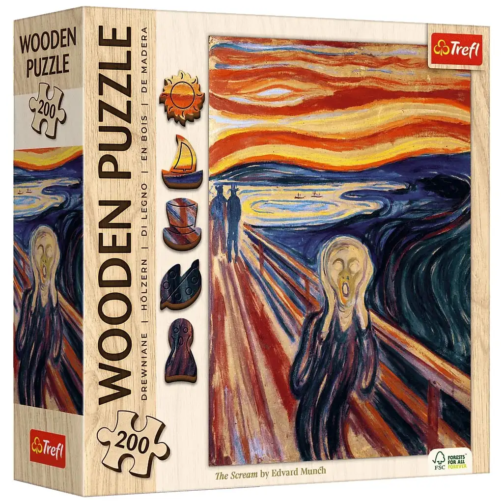 Edvard Munch: A sikoly 200db-os fa puzzle - Trefl
