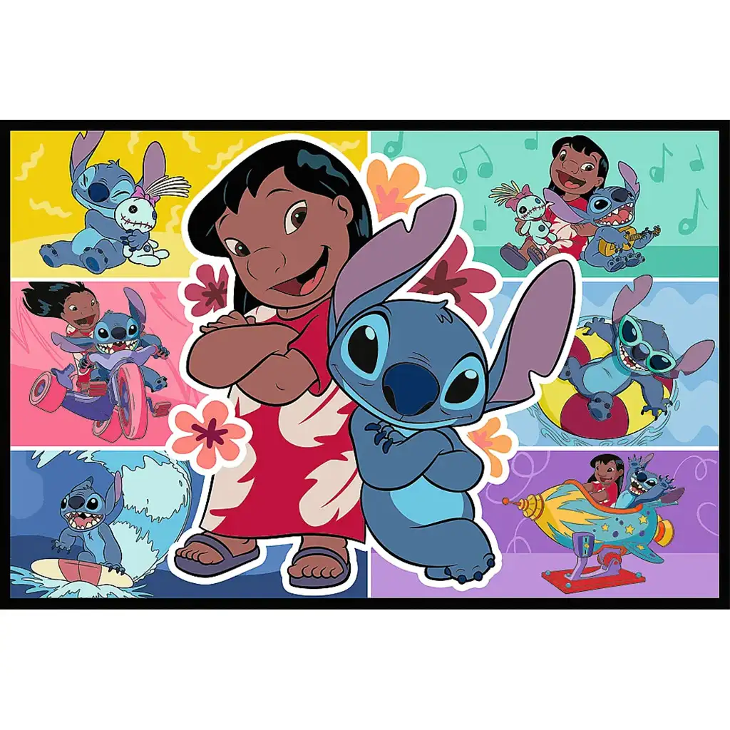 Lilo és Stitch boldog élete 2x200-as puzzle - Trefl kép 3