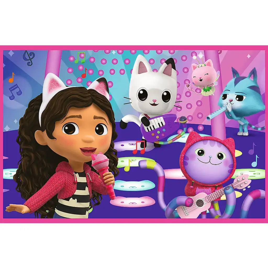 Gabi babaháza játék Gabival 2x24db-os puzzle - Trefl kép 3