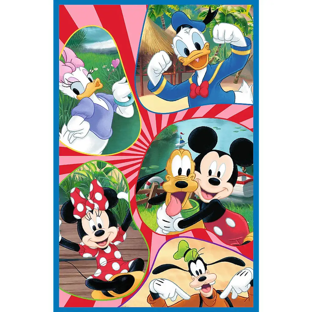 Disney: Mickey egér csapata 3x80db-os puzzle - Trefl kép 4