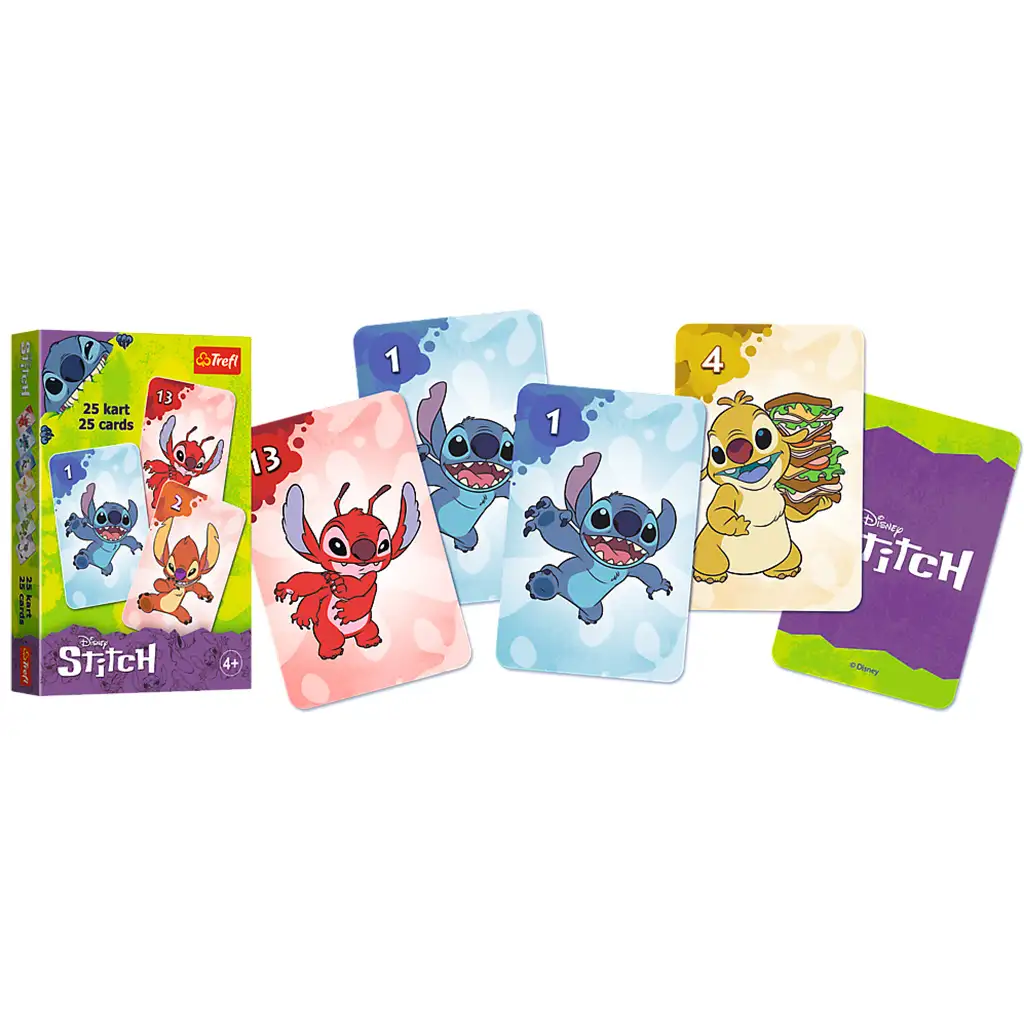 Disney: Stitch Fekete Péter kártyajáték - Trefl kép 2