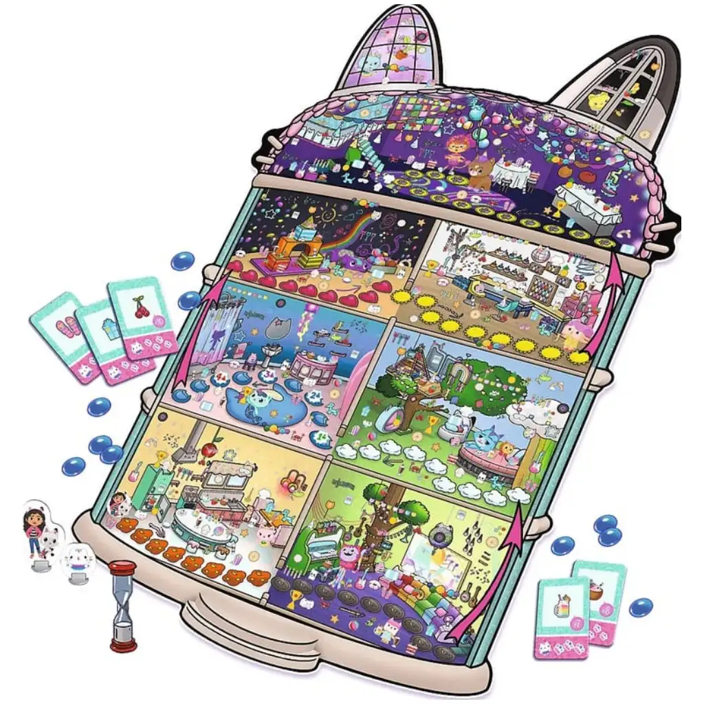 Spy Guy Gabi babaháza Detektív Meow társasjáték - Trefl kép 2