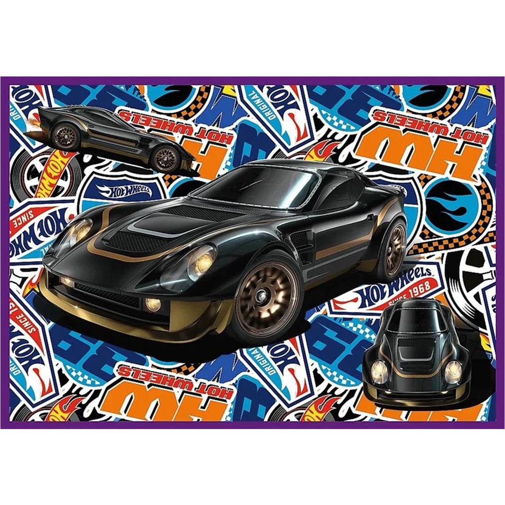 Hot Wheels versenyautók 4x250db-os puzzle - Trefl kép 5