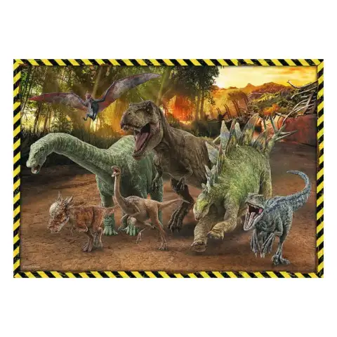 Jurassic World: Dinók a Jurassic Parkból 200db-os puzzle - Trefl kép 2