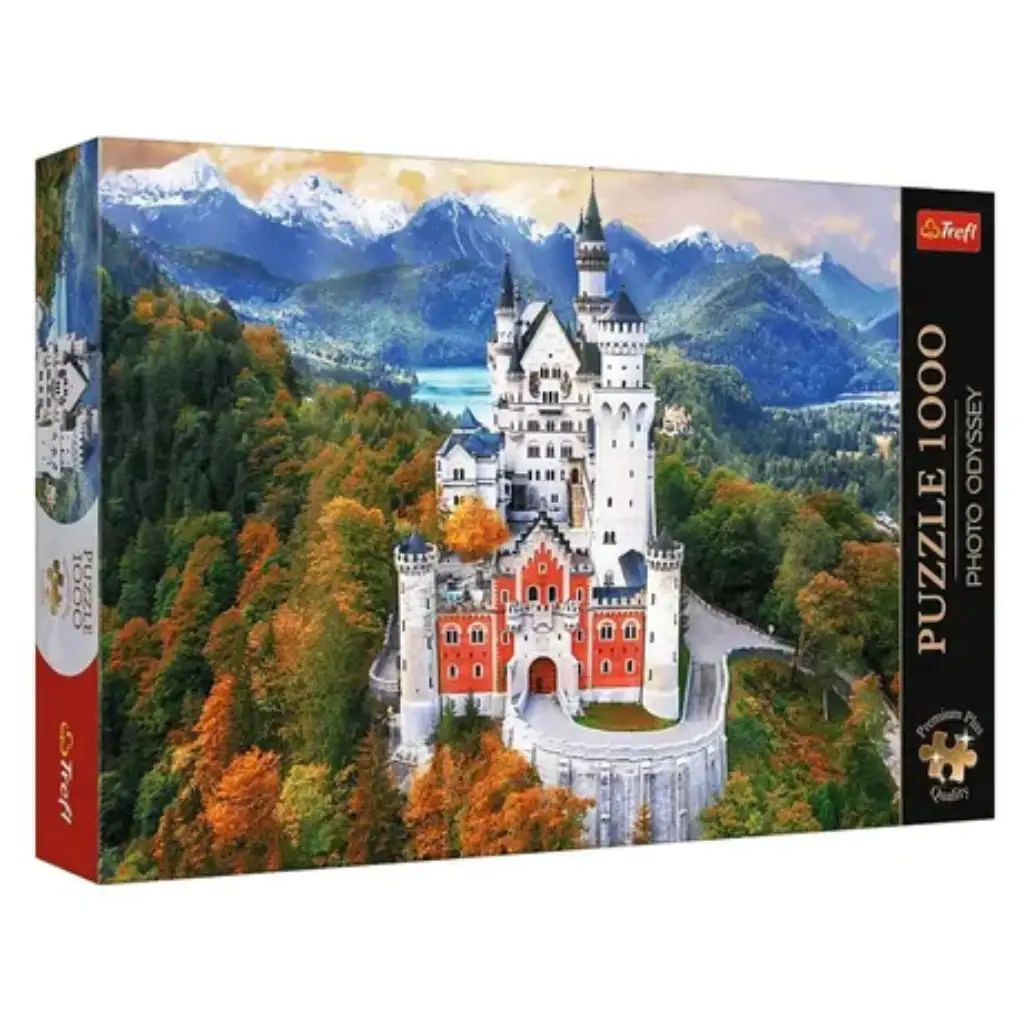 Neuschwanstein Photo Odyssey 1000db-os prémium puzzle - Trefl