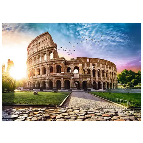 Napsütötte Colosseum, Róma 1000db-os Puzzle - Trefl kép 2