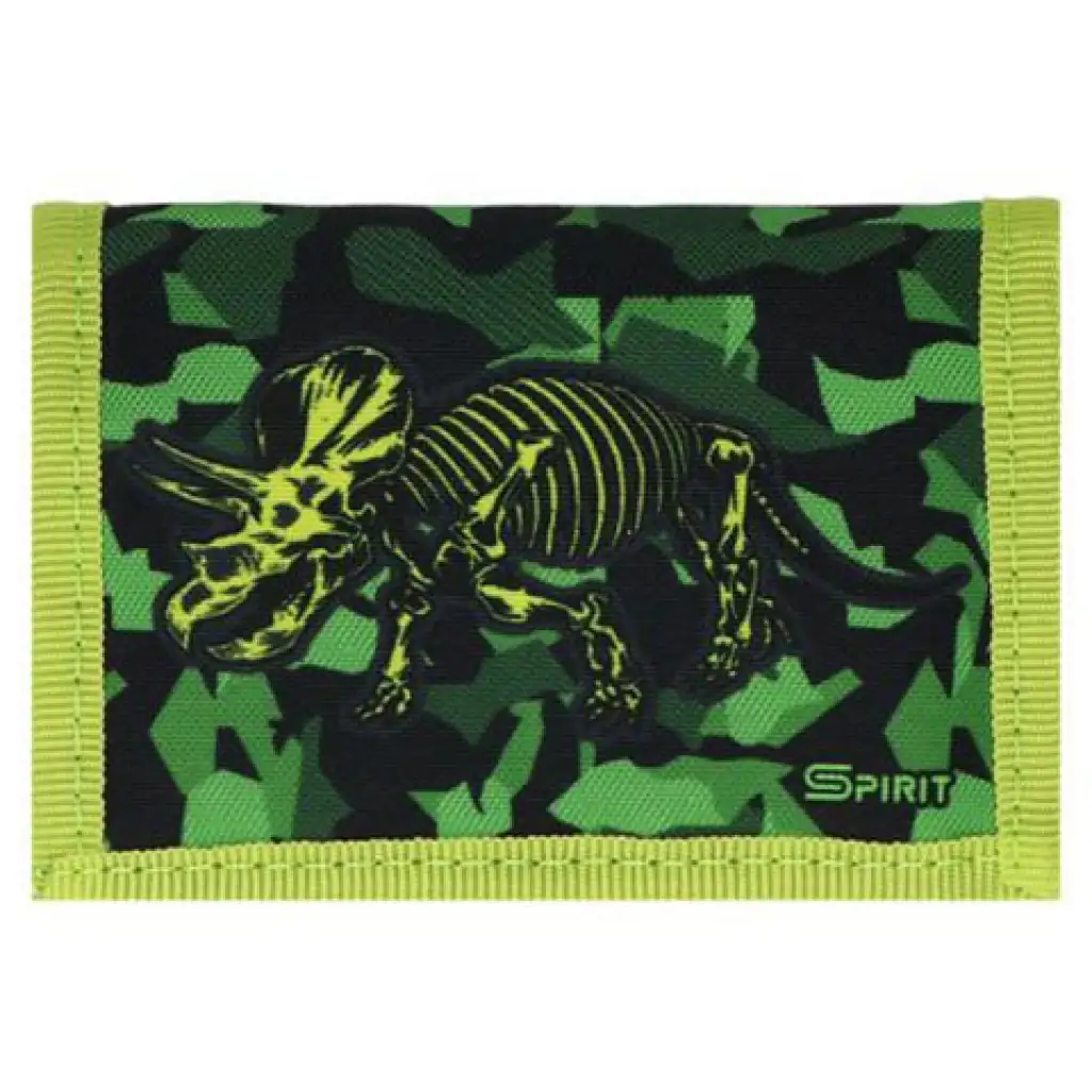 Spirit: Triceratops LED-es, 3D mintás iskolatáska, hátizsák 5db-os szett kép 5