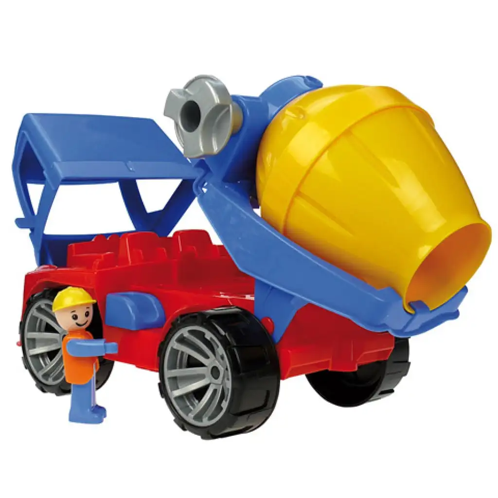 LENA: Truxx betonkeverő mixer figurával 27cm kép 2