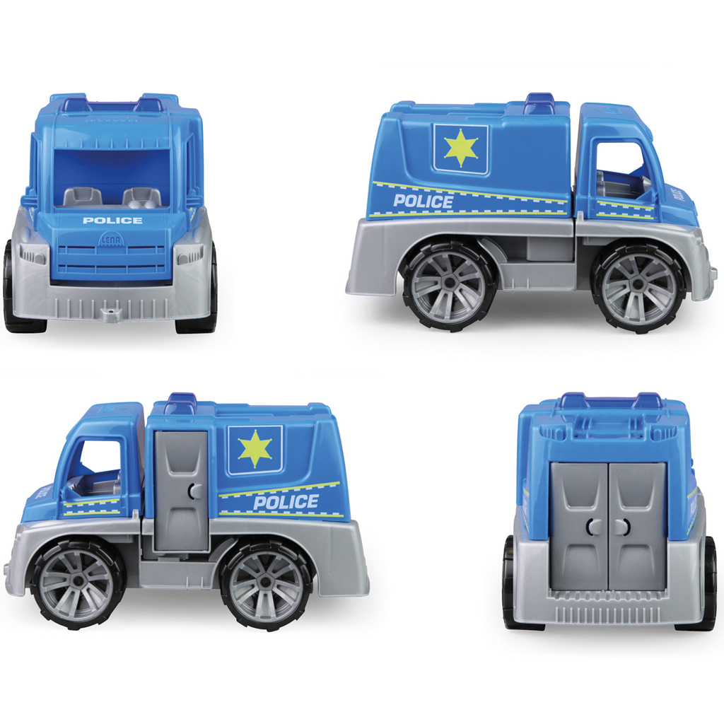 LENA: Truxx rendőrautó kiegészítőkkel dobozban 39cm kép 4