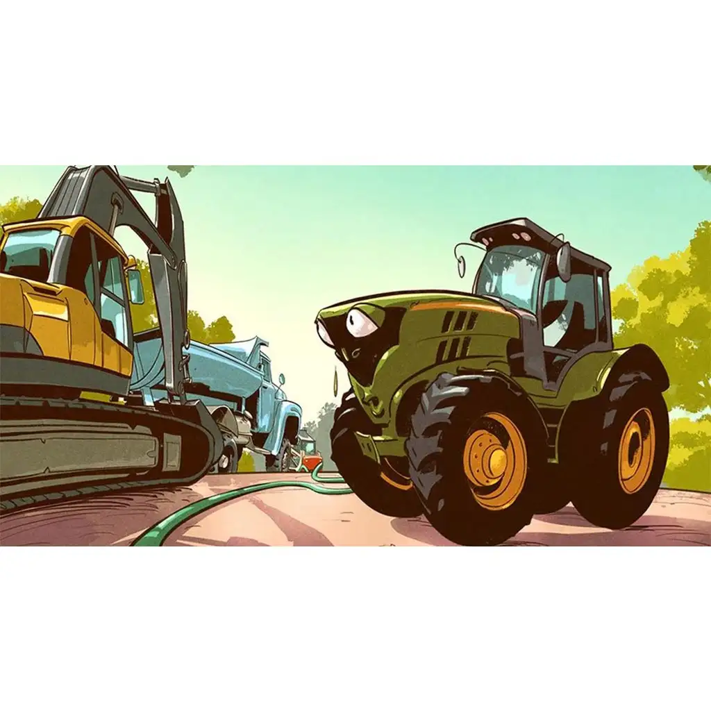 Turbó Brúnó és Rendőr Ernő diafilm kép 2