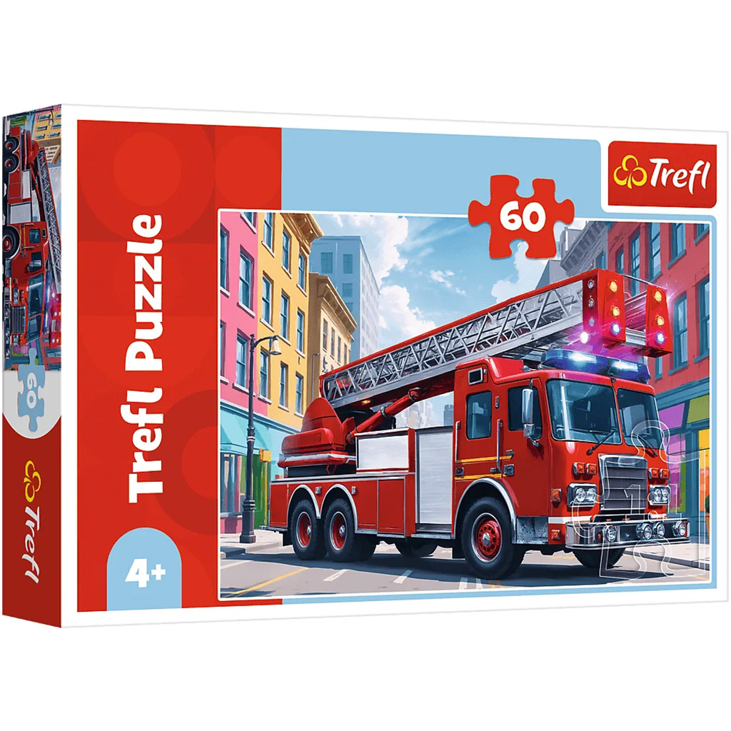 Tűzoltóautó 60db-os puzzle - Trefl