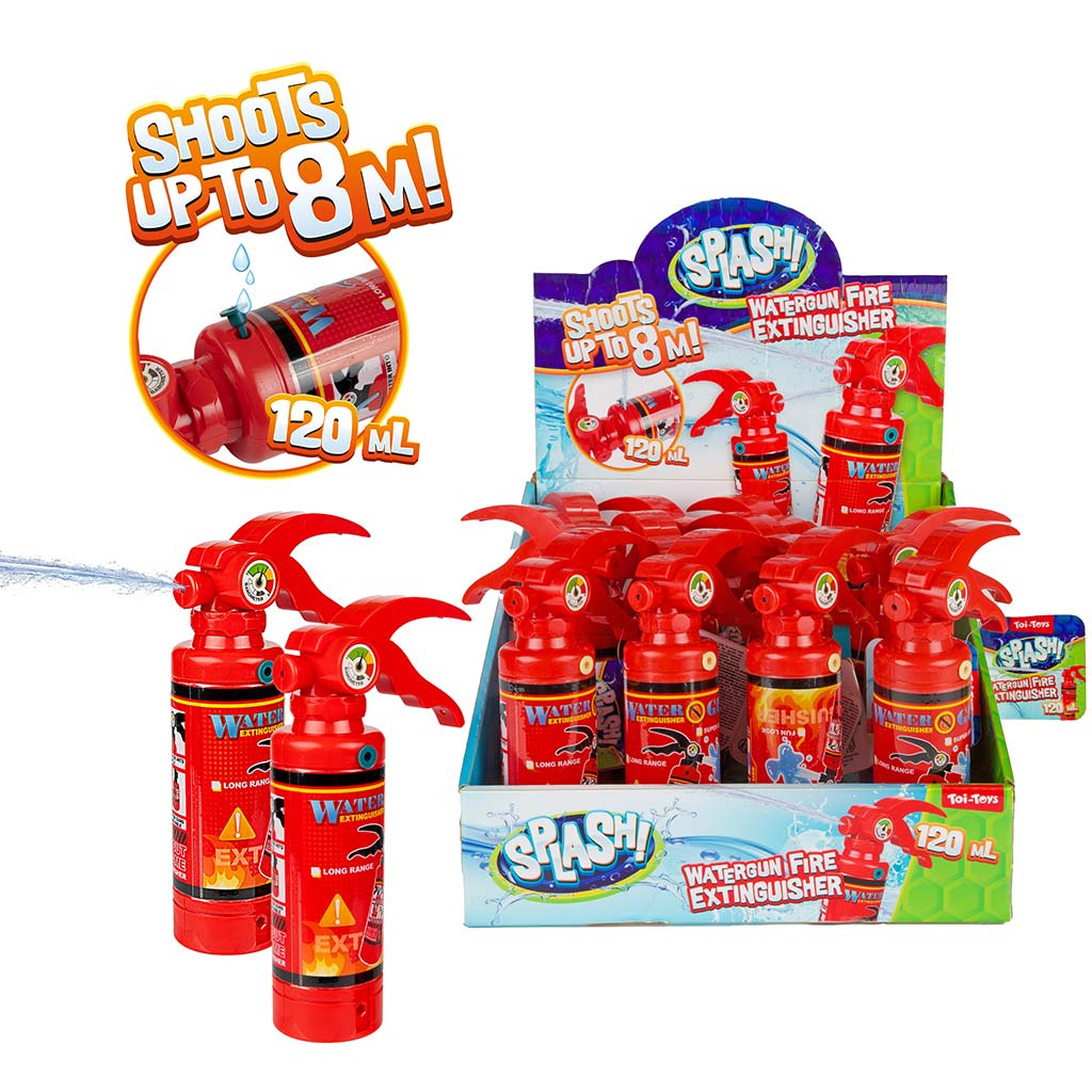 Splash Tűzoltó készülék vízipisztoly 120ml-es