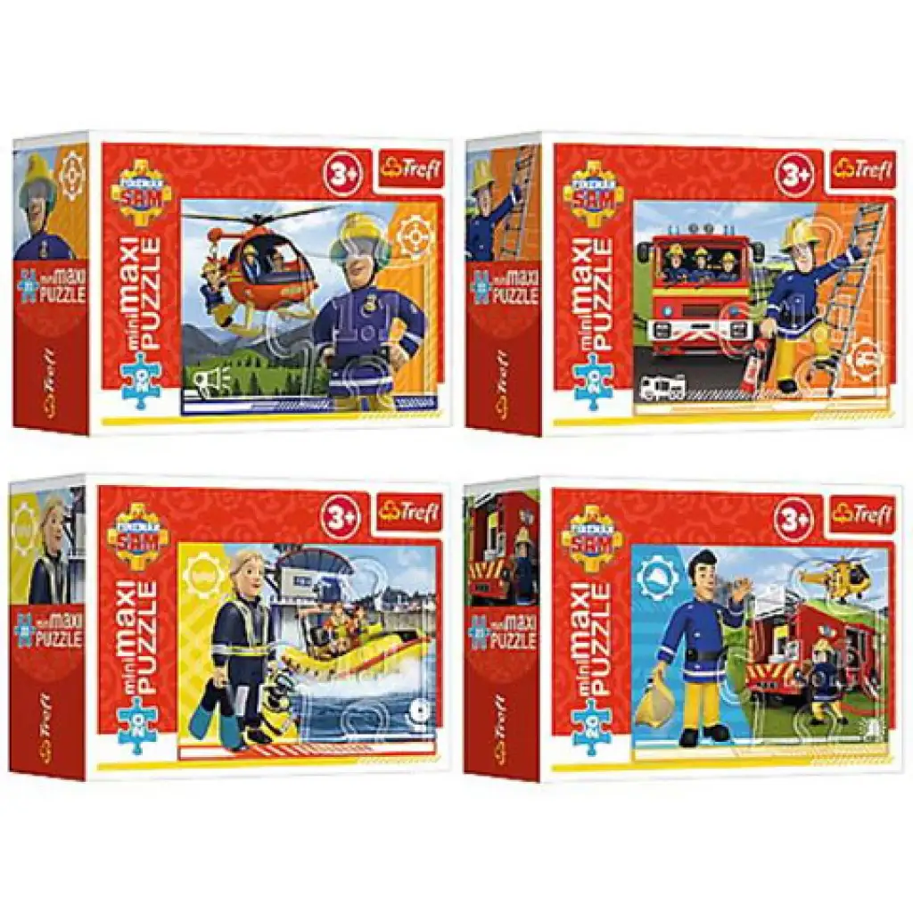 Tűzoltó Sam a hős mini maxi 20db-os puzzle 4 féle - Trefl