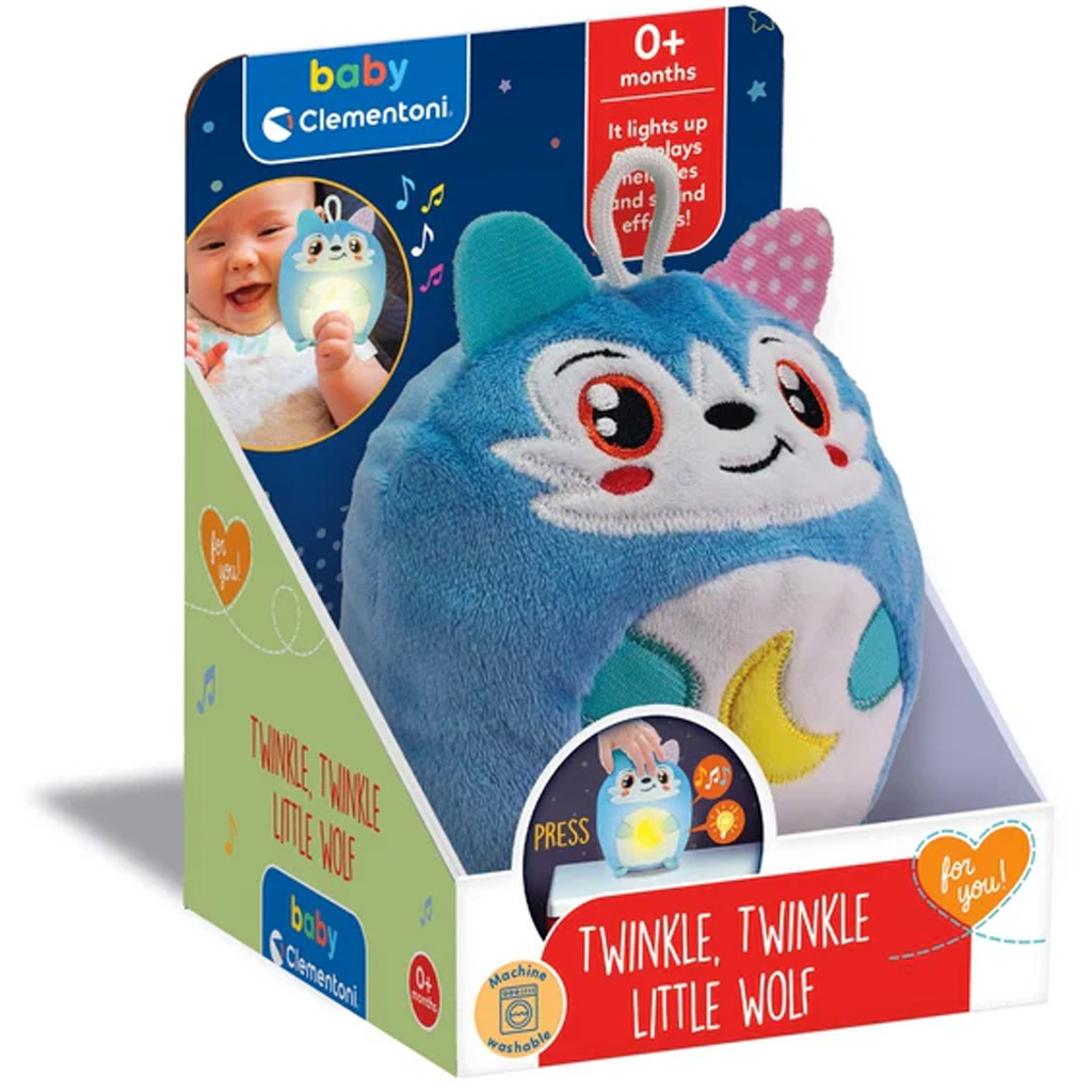 Twinkle-twinkle kicsi farkas interaktív bébijáték - Clementoni baby