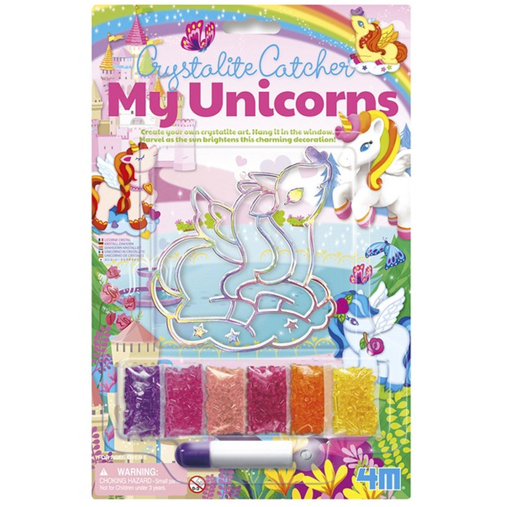 Unikornis kristálykép készítő kreatív szett többféle változatban 1db kép 3