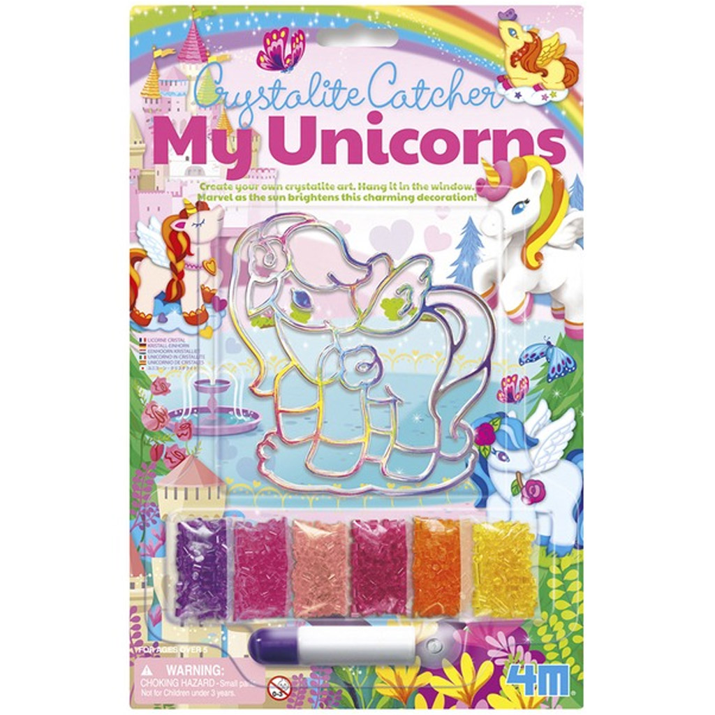 Unikornis kristálykép készítő kreatív szett többféle változatban 1db kép 5