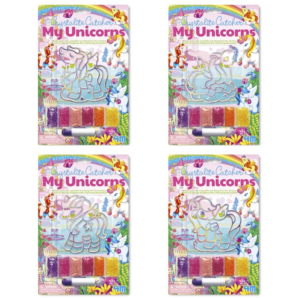 Unikornis kristálykép készítő kreatív szett többféle változatban 1db