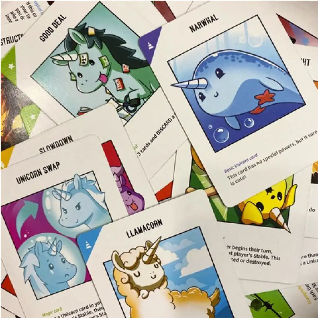 Unikornisok: A rémes ménes társasjáték kép 2