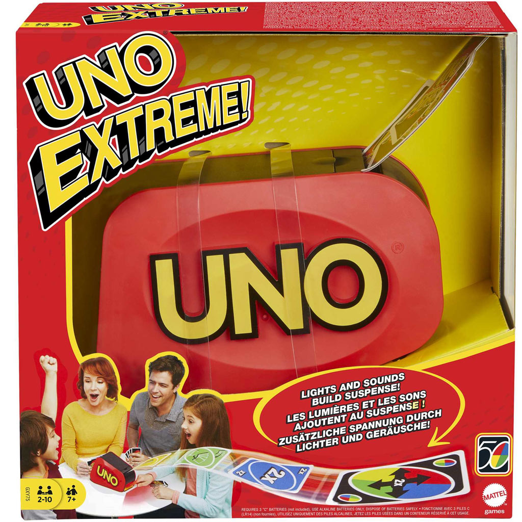UNO Extreme kártya - Mattel