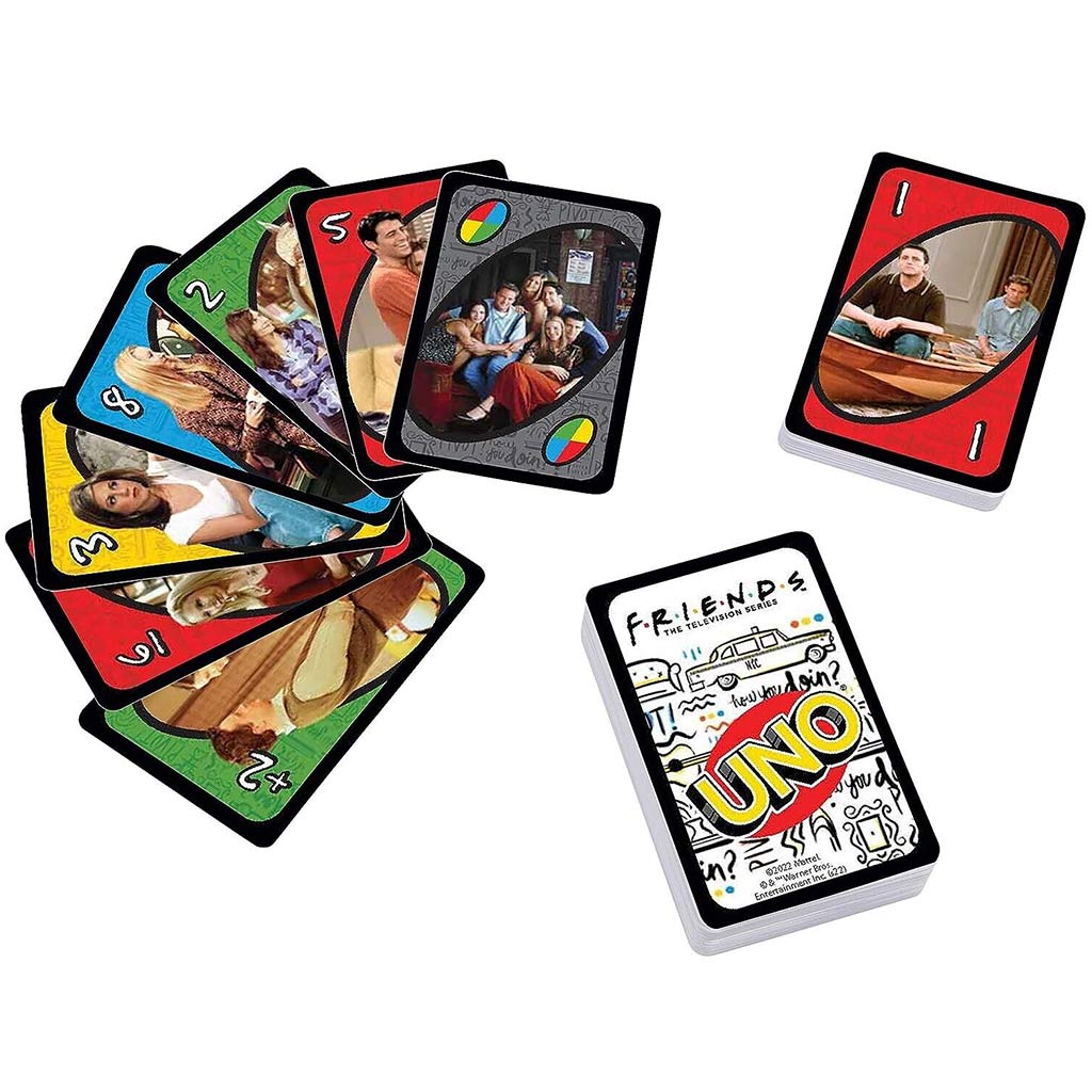 UNO Friends: jóbarátok kártyajáték - Mattel kép 2
