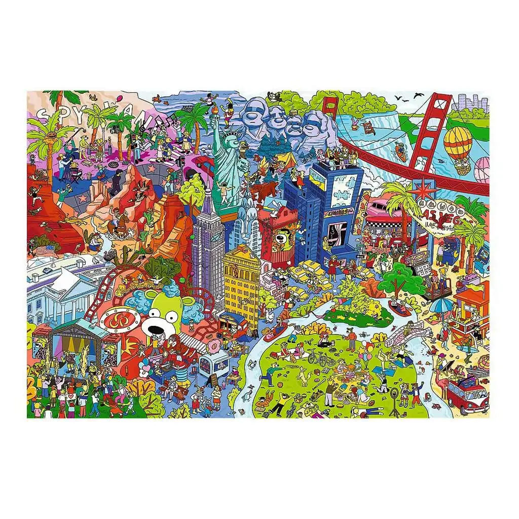 Spy Guy 500db-os puzzle USA - Trefl kép 2