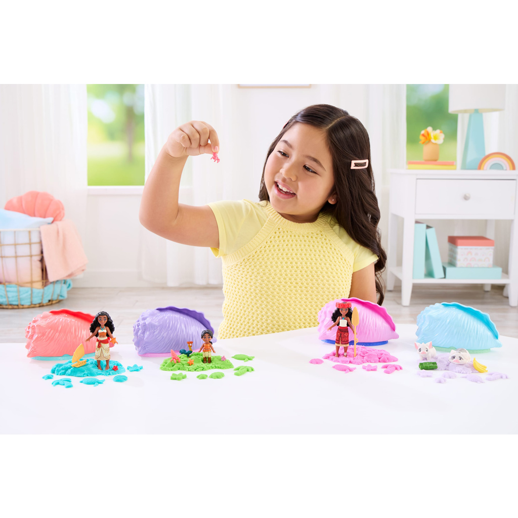 Disney Hercegnők: Vaiana mini meglepetés homokzátony figurával - Mattel kép 4
