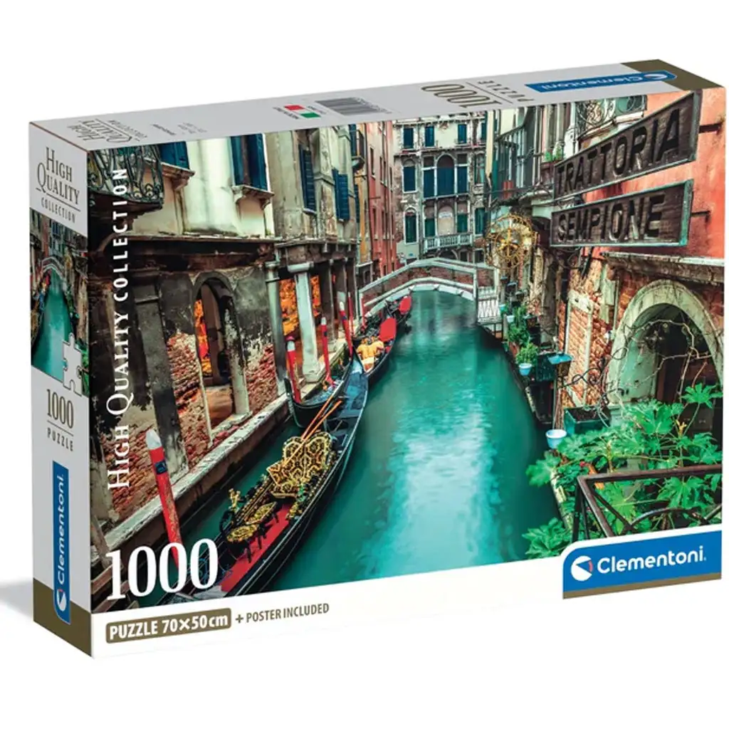 Velencei csatorna HQC 1000db-os puzzle - Clementoni