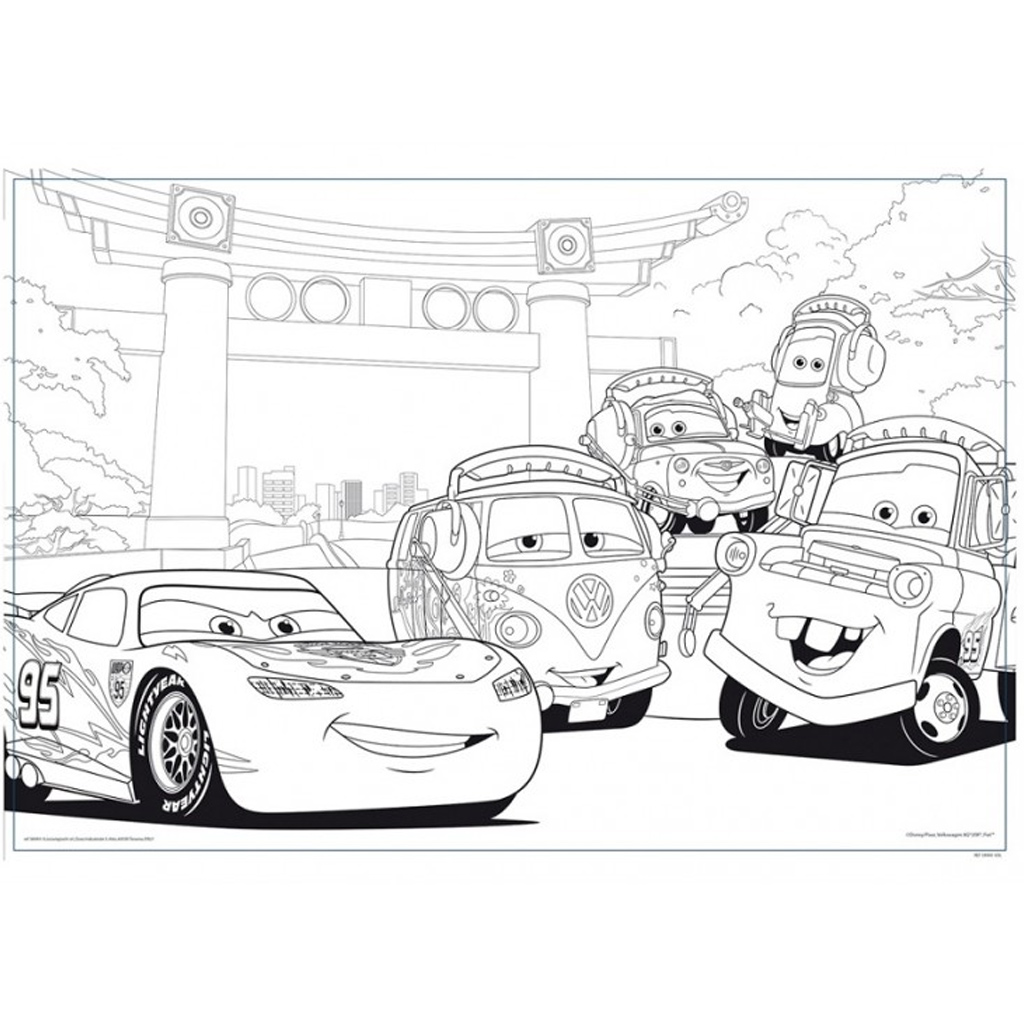 Verdák 2 az 1-ben 108db-os puzzle és színező 50x35cm - Lisciani kép 3