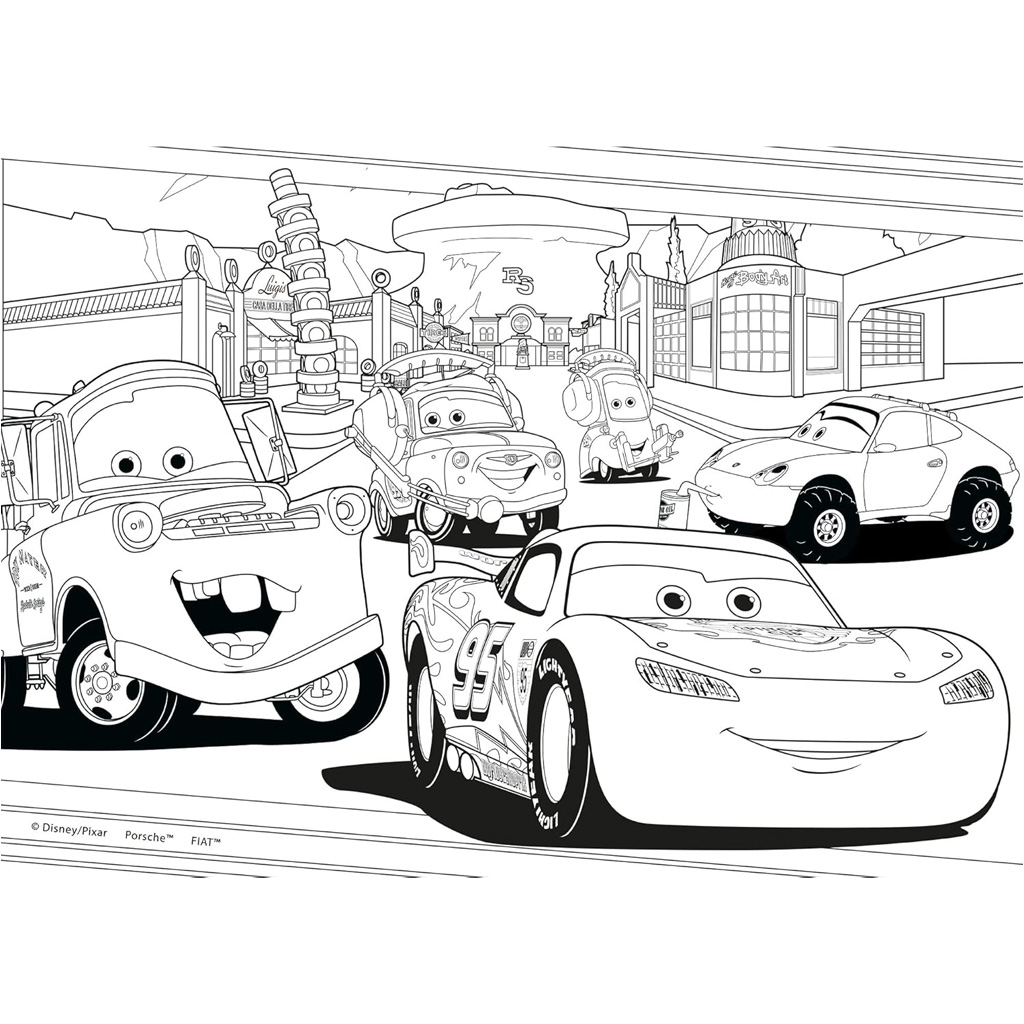 Verdák 2 az 1-ben 2x24db-os maxi puzzle és színező - Lisciani kép 5