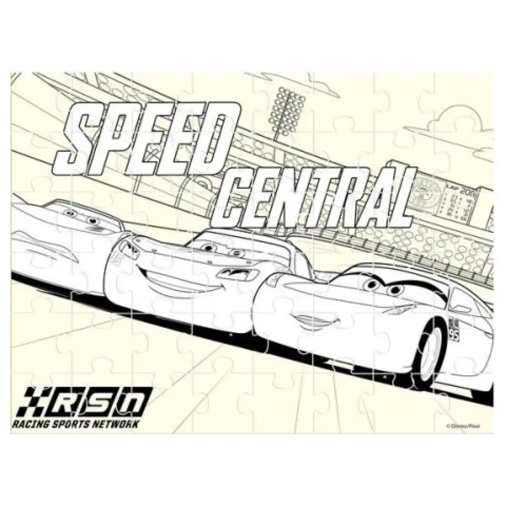 Verdák 3 4 az 1-ben színezhető puzzle kirakó 20-24-36-48db-os kép 2