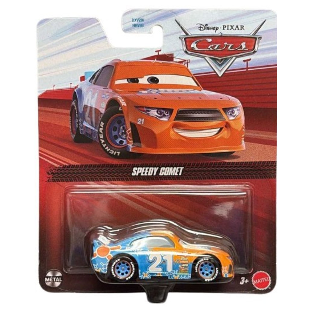 Verdák Speedy Comet karakter kisautó 1/55 – Mattel