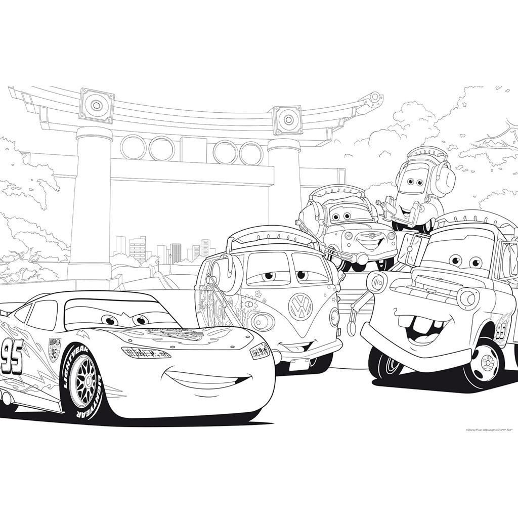 Verdák 2 az 1-ben 2x12db-os maxi puzzle és színező - Lisciani kép 4