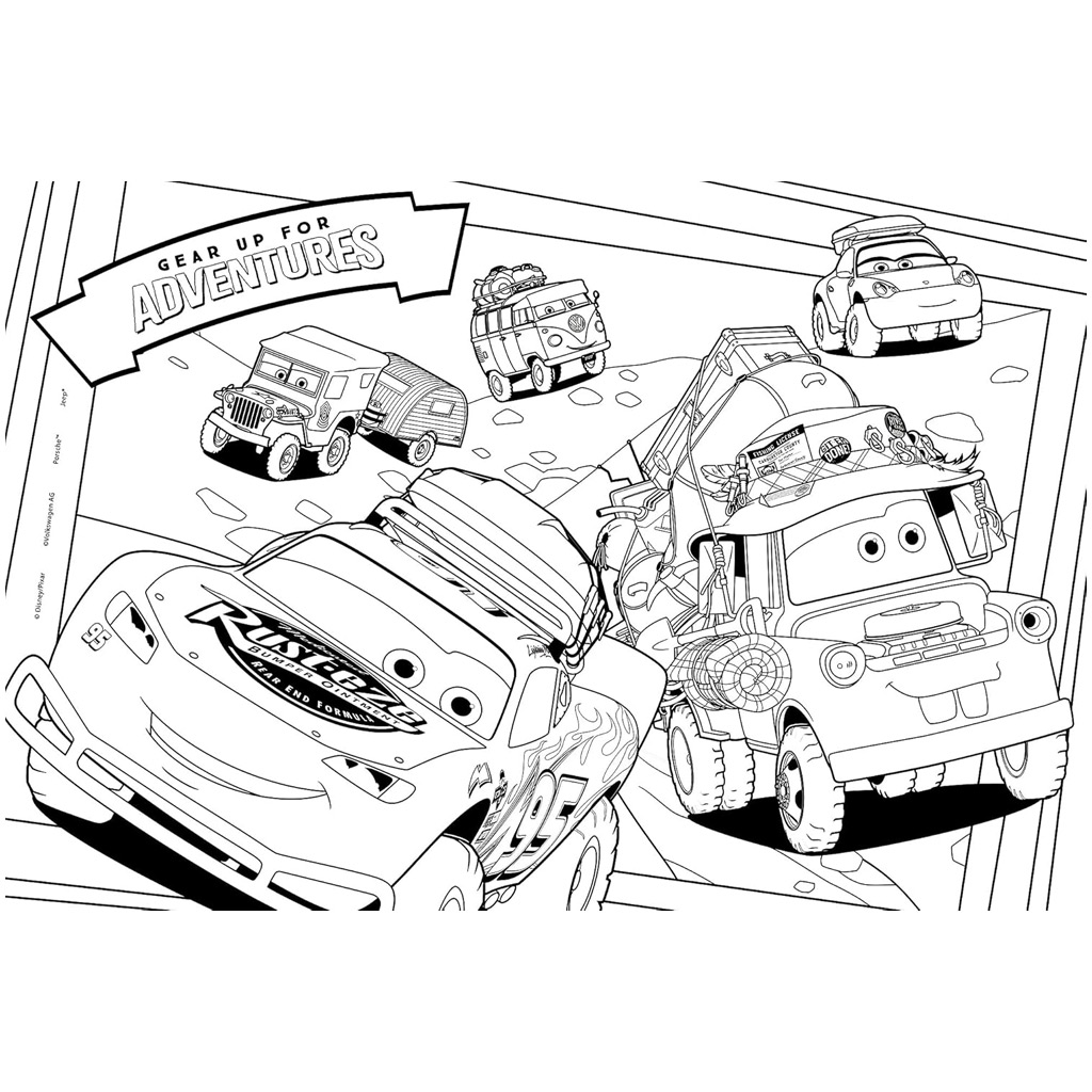 Verdák 2 az 1-ben 2x12db-os maxi puzzle és színező - Lisciani kép 5