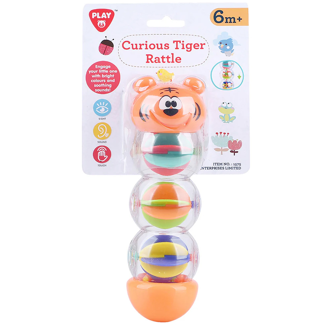 Playgo: Vidám kis tigris bébicsörgő