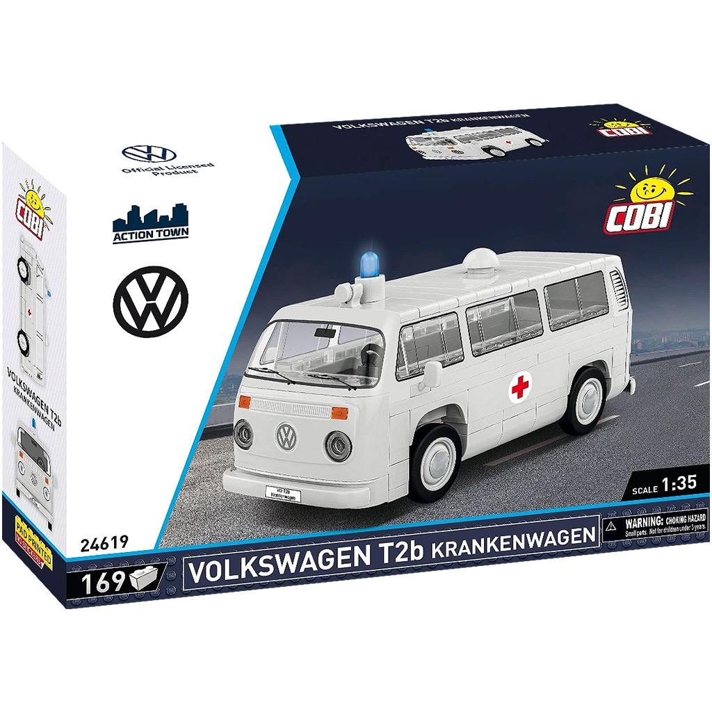COBI: Volkswagen T2b mentőjármű építőjáték (24619)