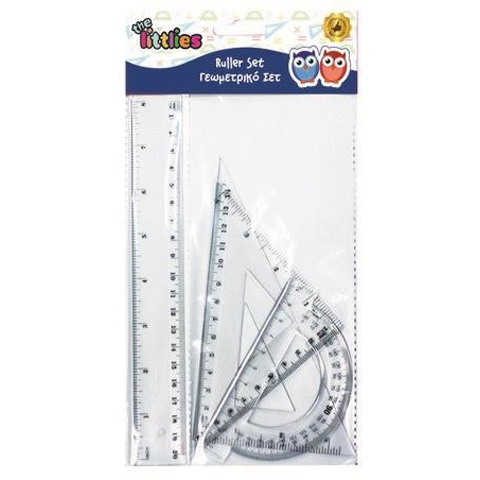 Vonalzó készlet 4db-os 20cm-es