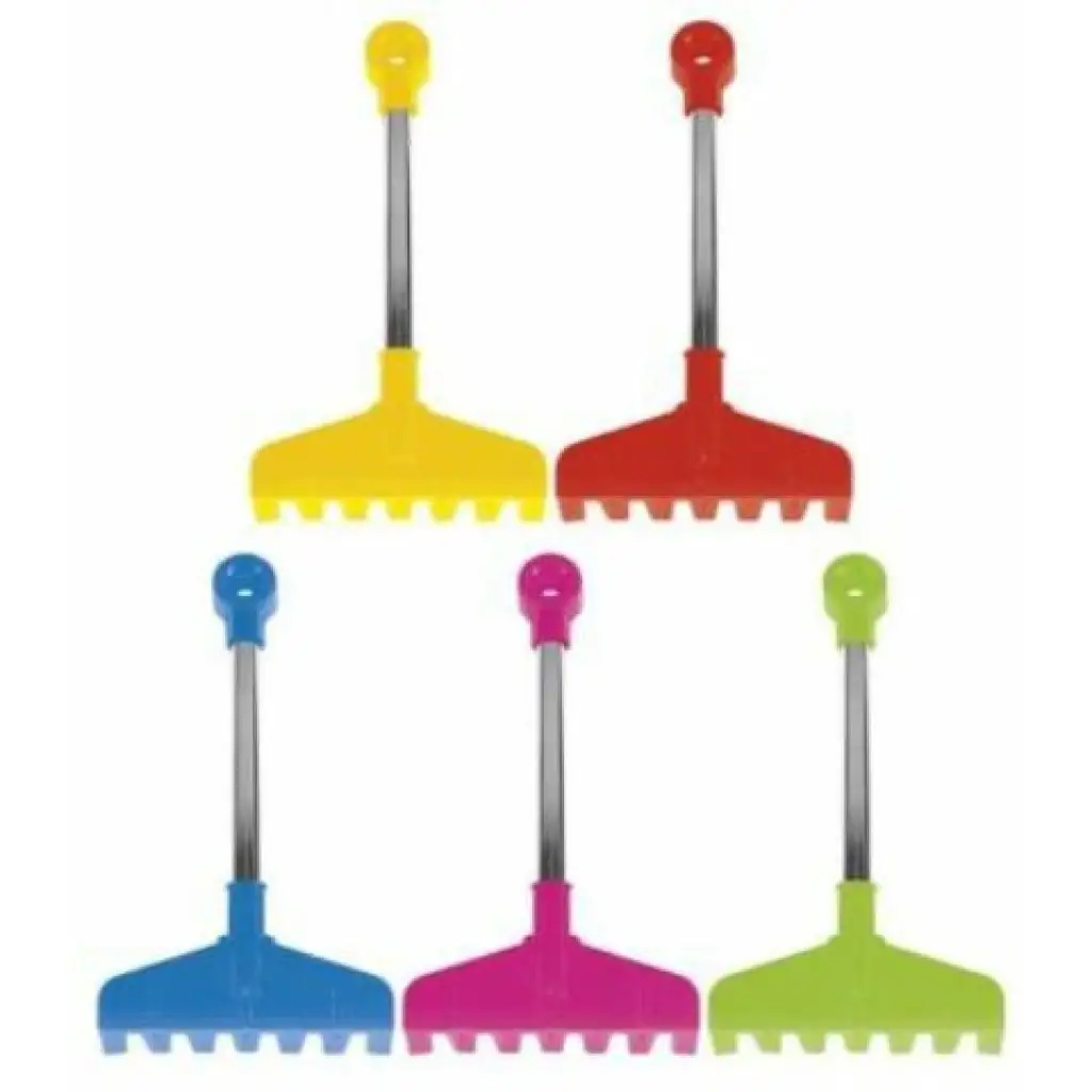 Gereblye fém nyéllel több színváltozatban 32cm-es - Wader kép 2