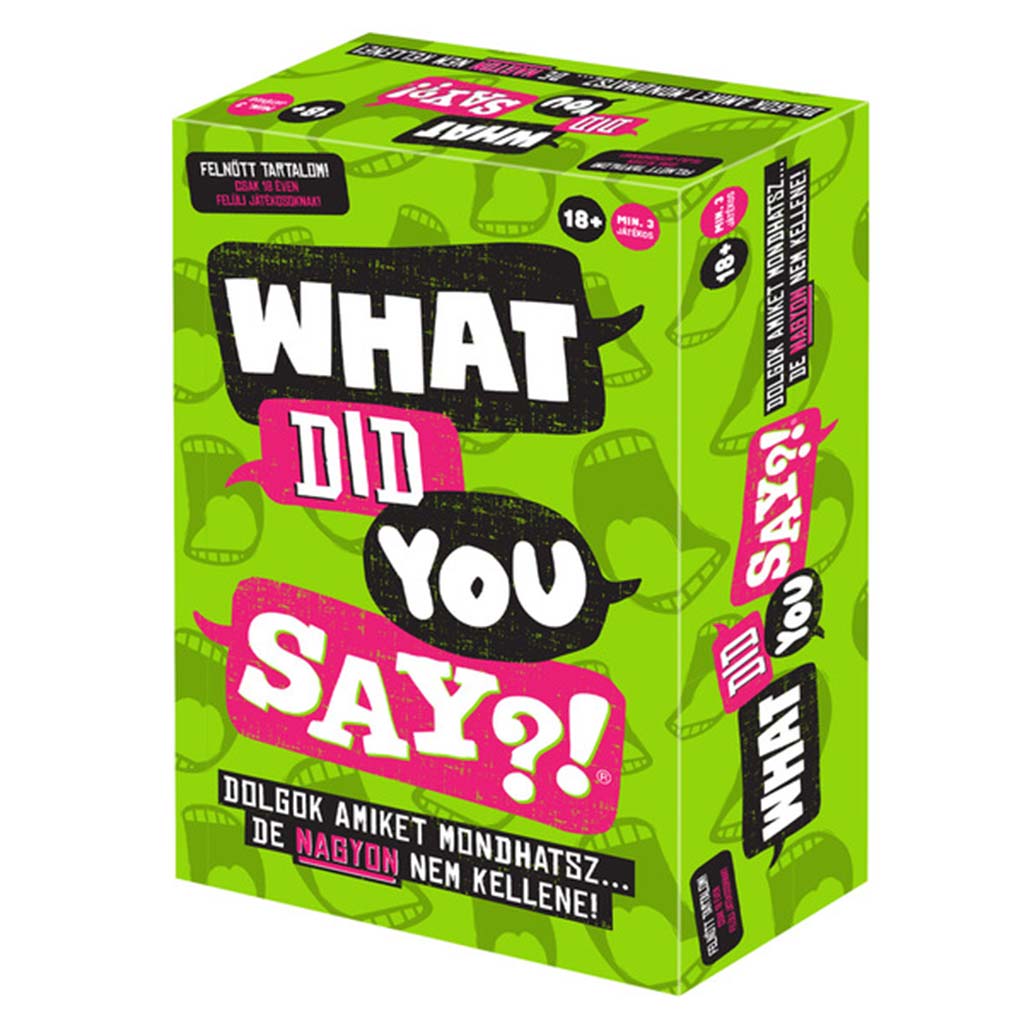 What Did You Say? felnőtt társasjáték