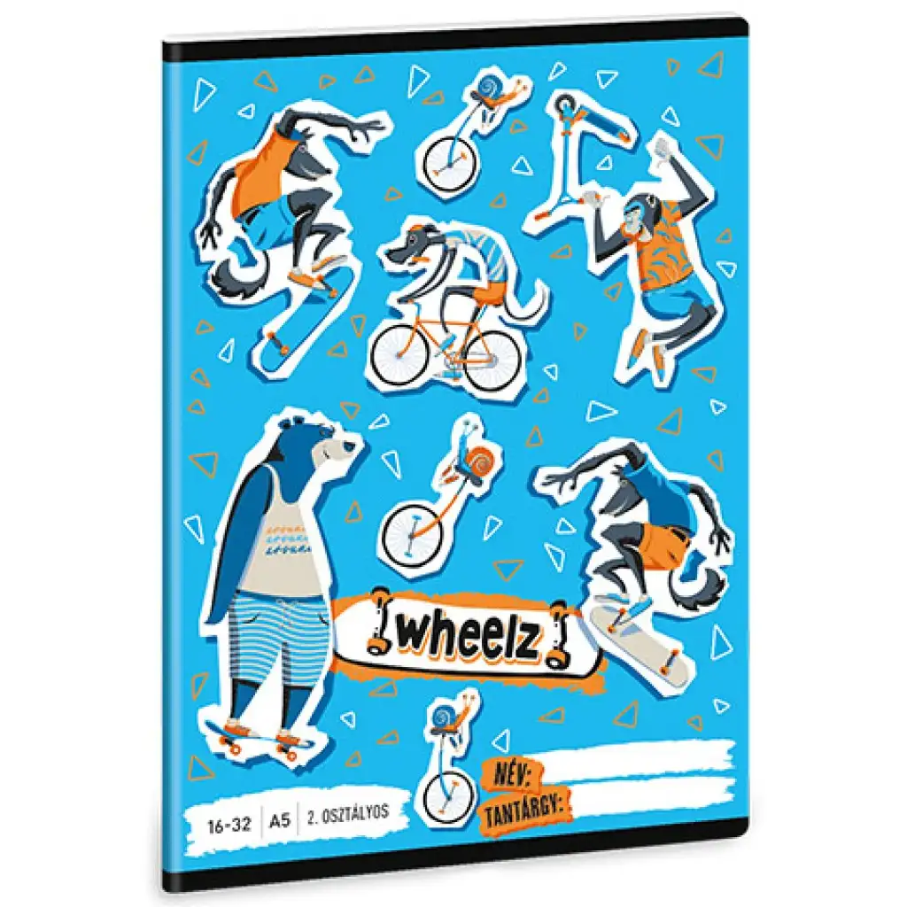 Ars Una: Wheelz 2.osztályos vonalas füzet A/5 16-32