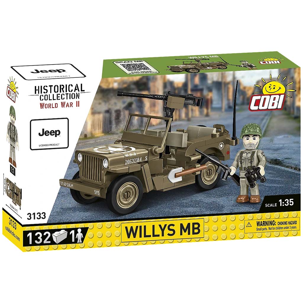 COBI: Willys MB harckocsi építőjáték (3133)