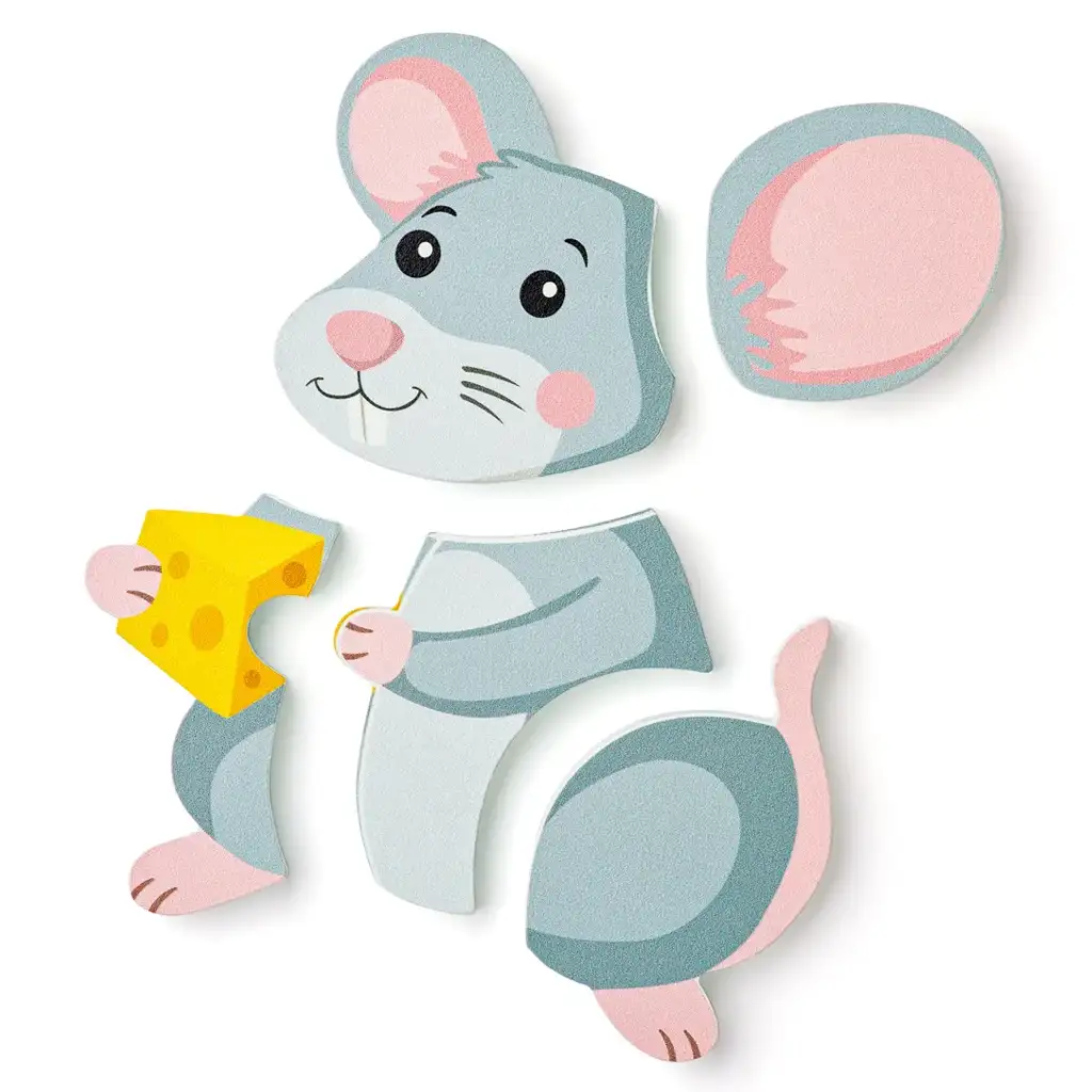 Fa egeres 5db-os baba puzzle - Woodyland kép 2