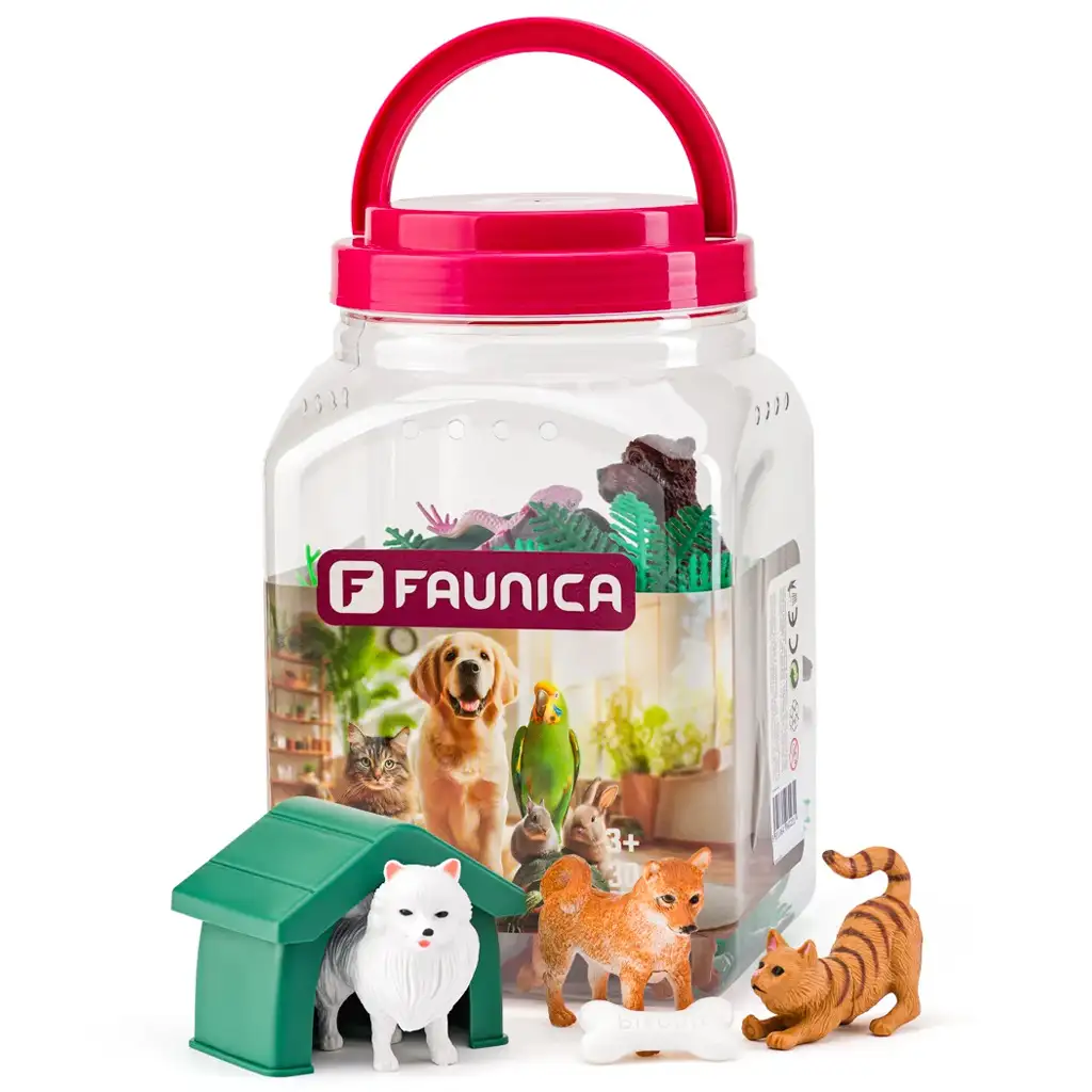 Faunica: Háziállatok játékszett vödörben - Woodyland