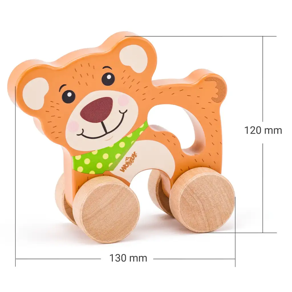 Tologatós fa maci fogantyúval - Woodyland kép 2